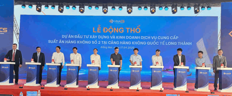 Cảng hàng không quốc tế Long Thành khởi động hạng mục đầu tiên – Dự án cung cấp suất ăn hàng không số 2 chính thức động thổ!​